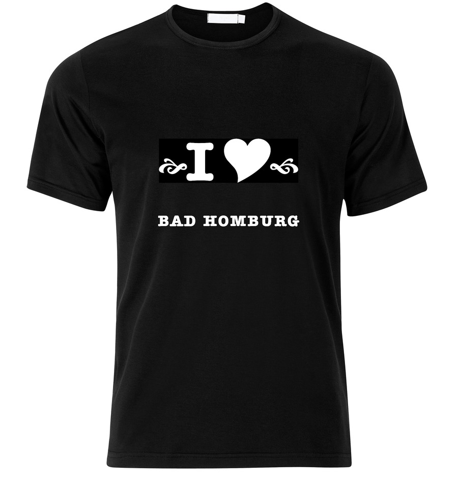 T-Shirt Bad Homburgvor der Höhe I love