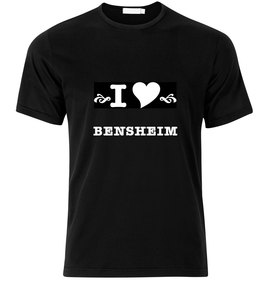 T-Shirt Bensheim I love