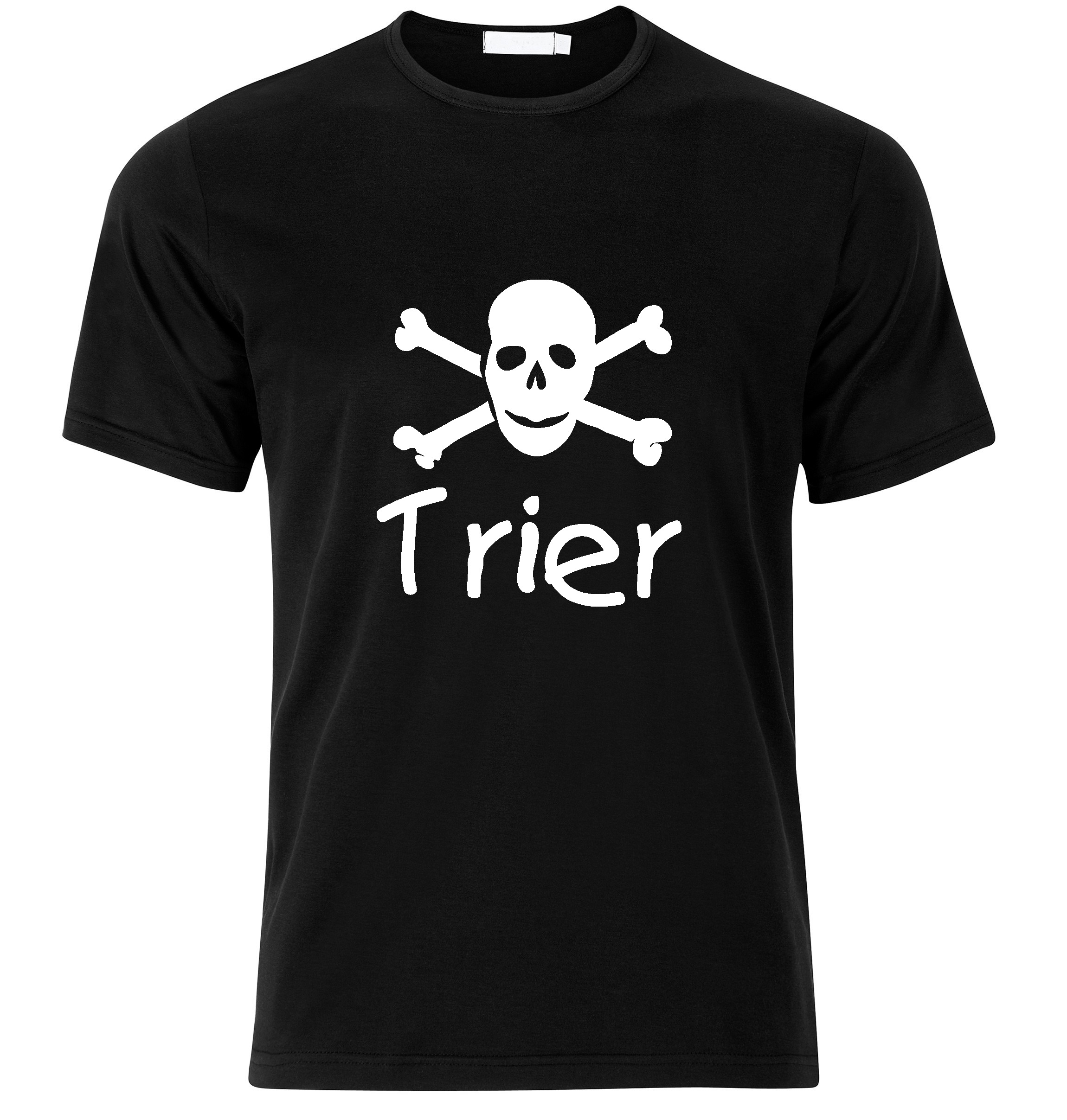 T-Shirt Trier Jolly Roger, Totenkopf